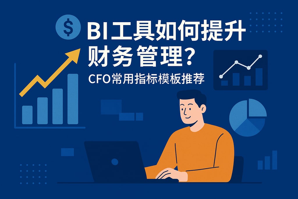 BI工具如何提升财务管理？CFO常用指标模板推荐"